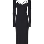 Abito longuette in jersey stretch F6JBHT FUGN7N0000 DOLCE & GABBANA 