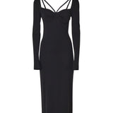 Abito longuette in jersey stretch F6JBHT FUGN7N0000 DOLCE & GABBANA 