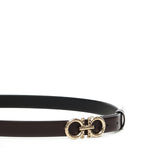Cintura regolabile e reversibile Gancini<BR/> 230359 780428004 FERRAGAMO 