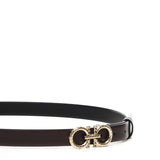Cintura regolabile e reversibile Gancini<BR/> 230359 780428004 FERRAGAMO 