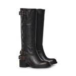 Stivali biker Dakota in pelle CHC25A12ESY 001 CHLOÉ 