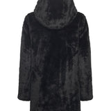 Giacca lunga Bridget in pelliccia sintetica D40070W FURY2110000 SAVE THE DUCK 