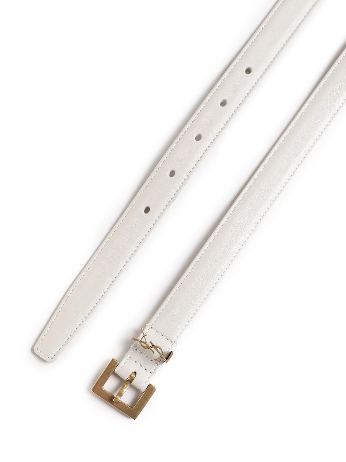 Cintura sottile Cassandre in pelle 554465 BOO0W9207 SAINT LAURENT 