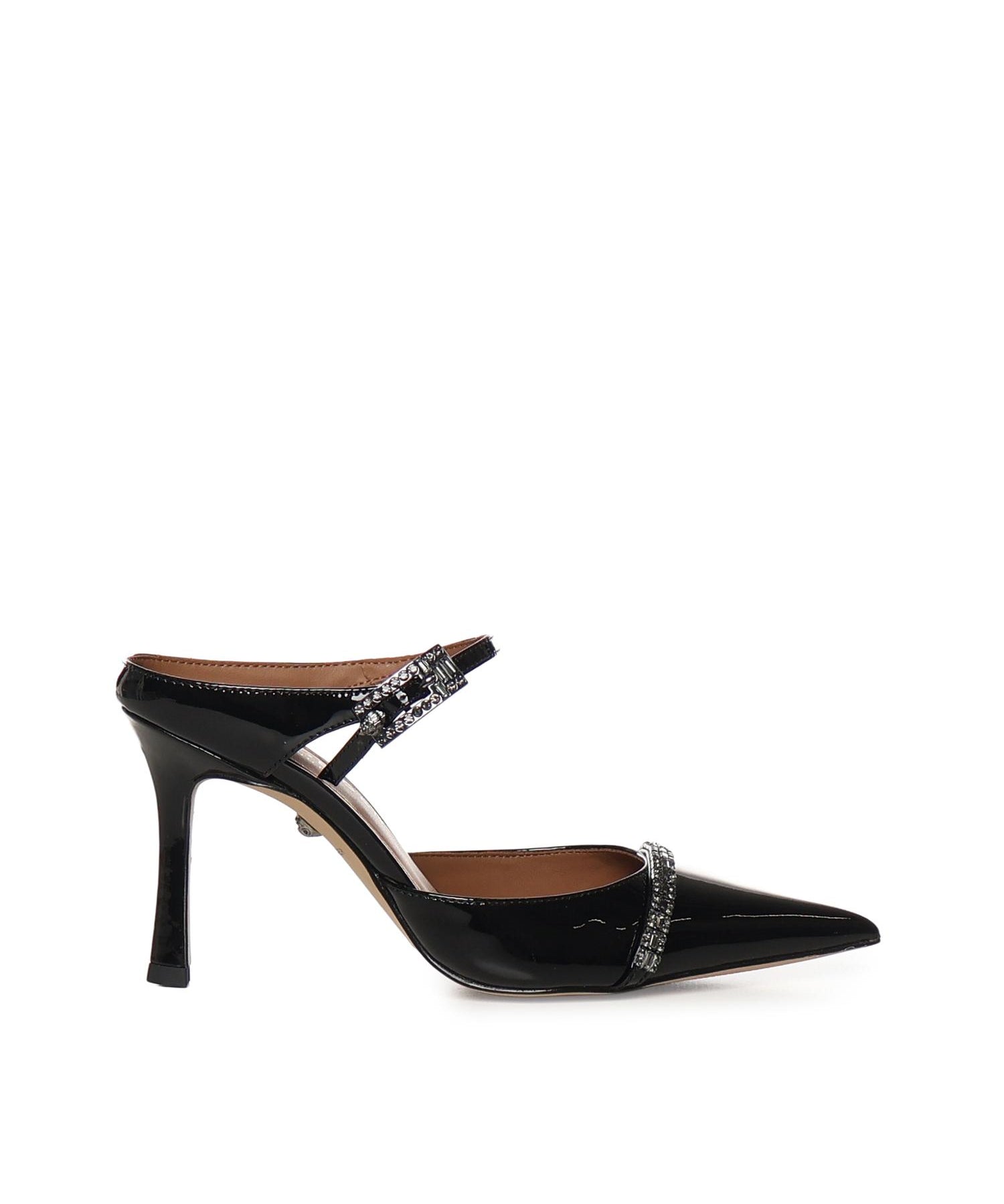 Mule in vernice con cristalli 5394000309 BLACK KURT GEIGER 