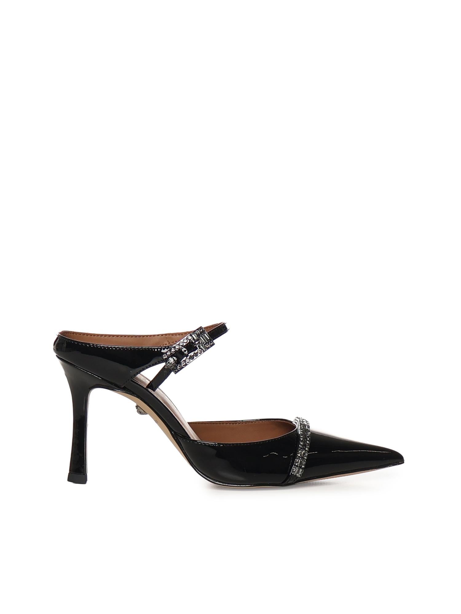 Mule in vernice con cristalli 5394000309 BLACK KURT GEIGER 