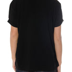 T-shirt in cotone con ricamo logo a contrasto 457142 SIW201000 STELLA McCARTNEY 