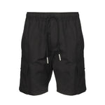 Shorts Cargo in misto lino e cotone MASTYF -NERO GIULIANO GALIANO 