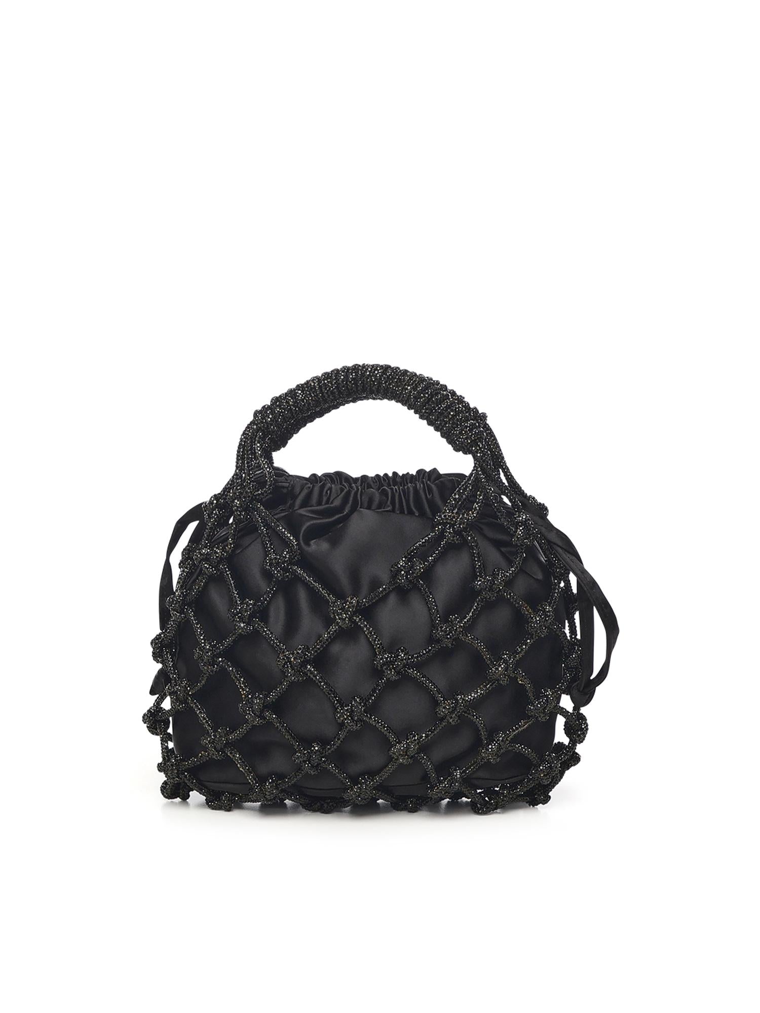 Mini bag macramè con cristalli 4355900999  KURT GEIGER 
