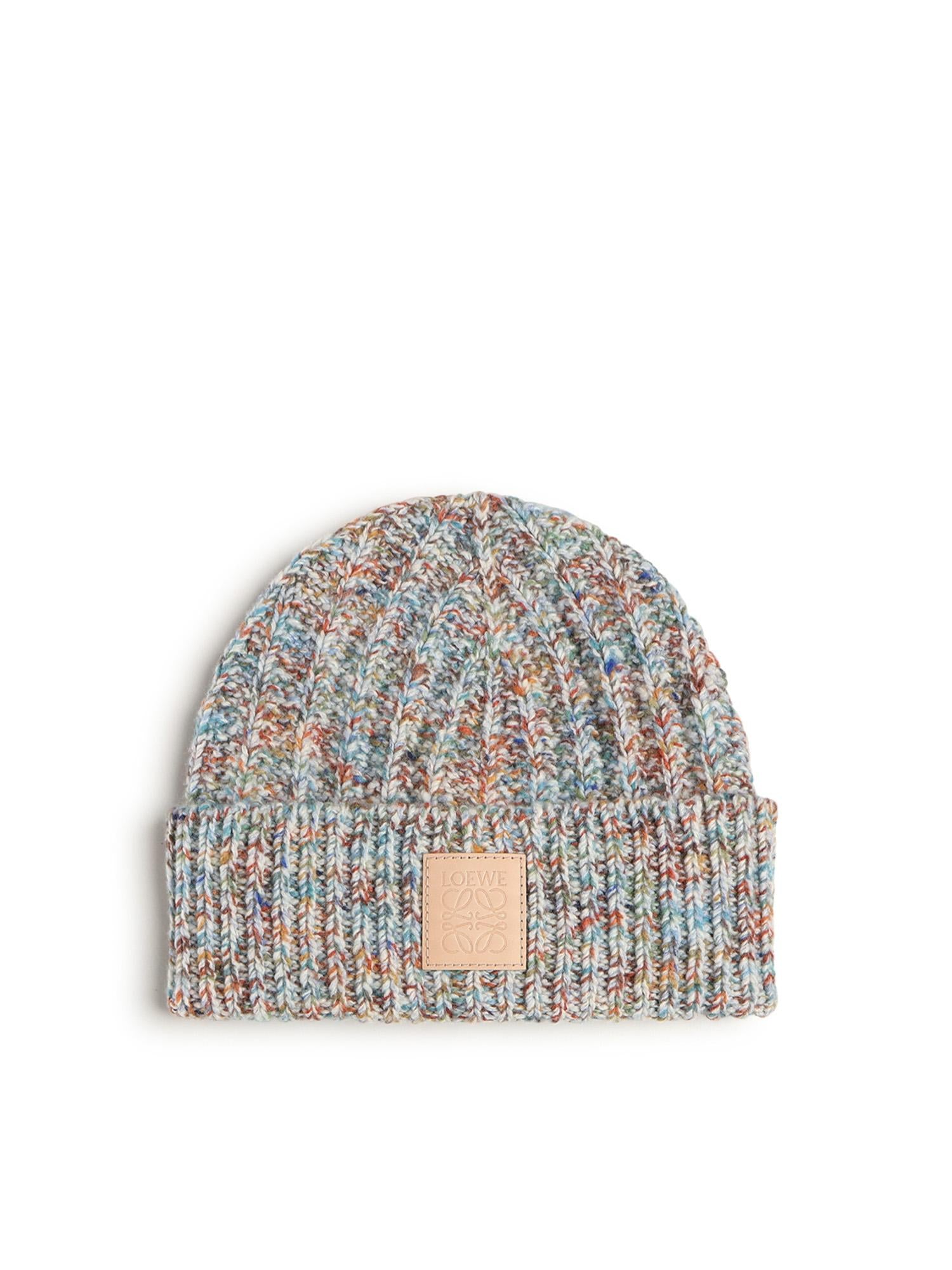 Berretto in misto lana e cashmere KSA9OT2X03 9990 LOEWE 
