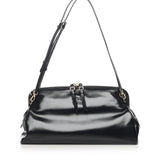 Pochette in pelle con logo 5BF129 2IEOF0002 MIU MIU 