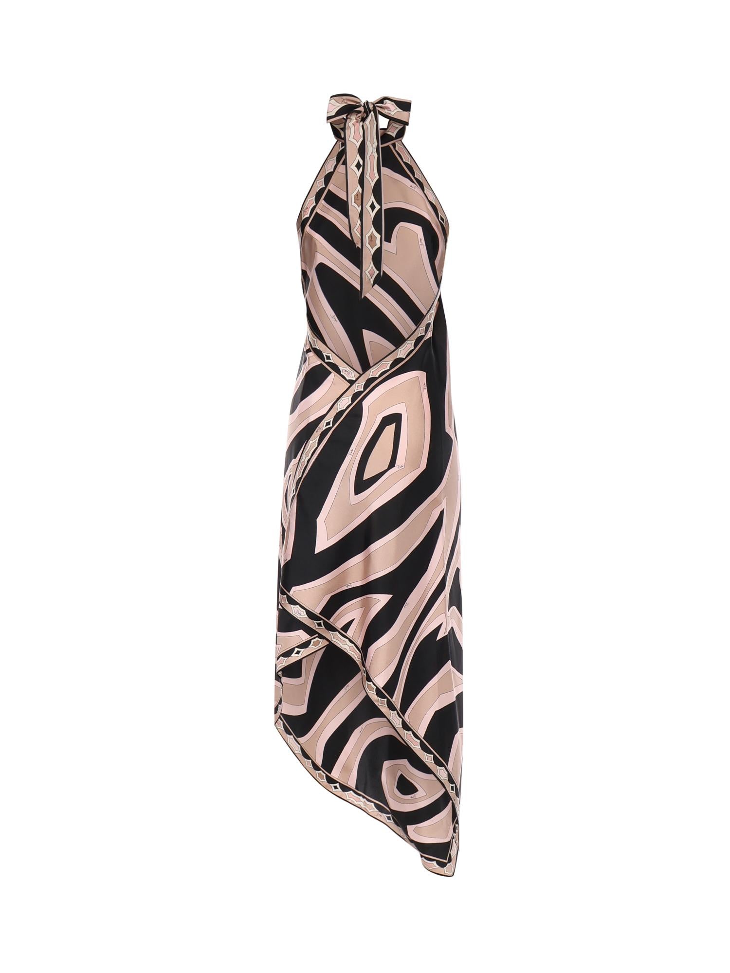 Abito in seta stampa Labirinto 6HRH05 6H752031 PUCCI 