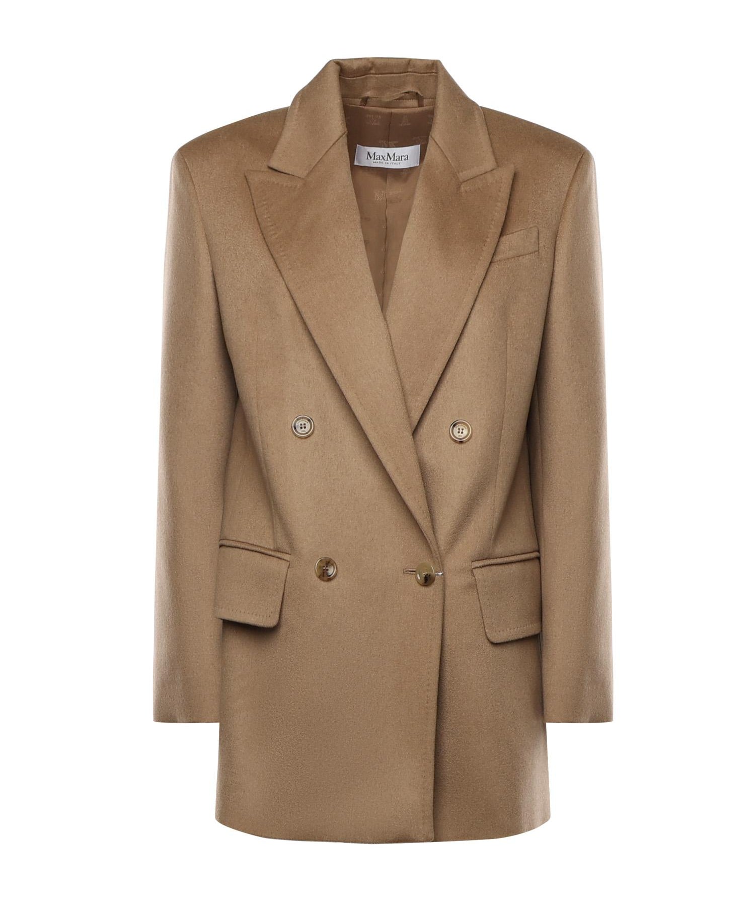 Blazer Olimpia  in cammello zibellinato 2521046012600 001 MAX MARA 