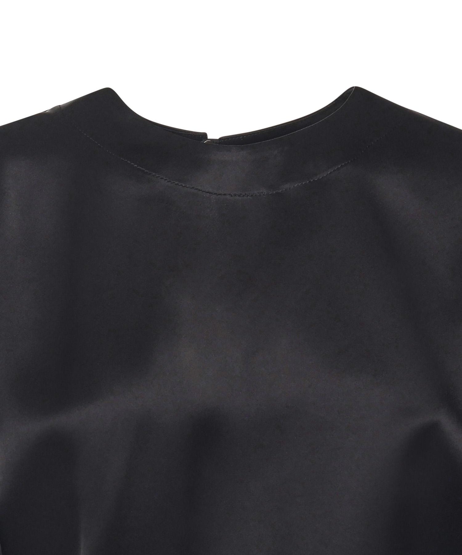 Abito in raso lucido con piume 105738 A2UUZ99 PINKO 