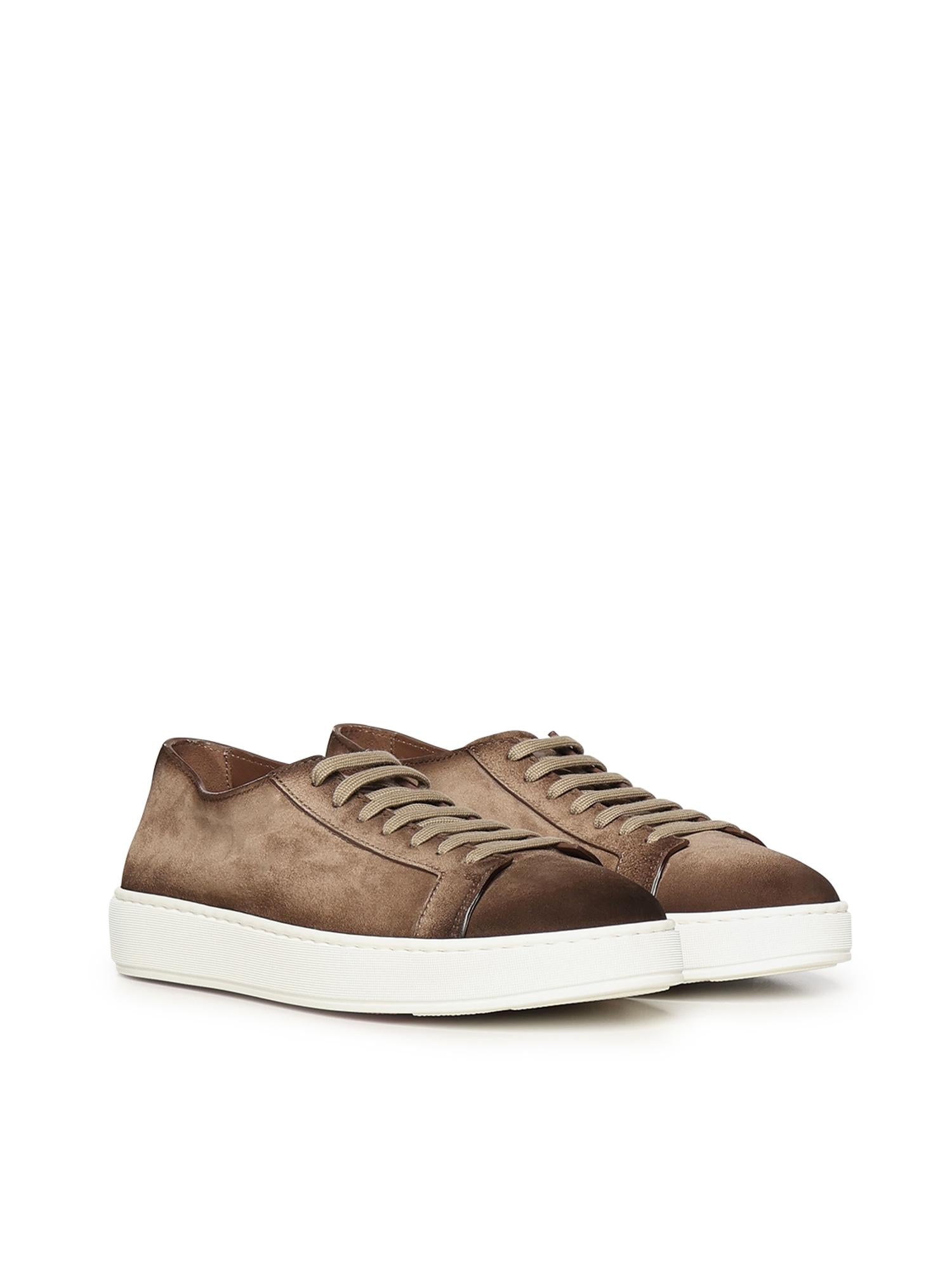 Sneaker in suede MBCD21571BART AOLM21 SANTONI 