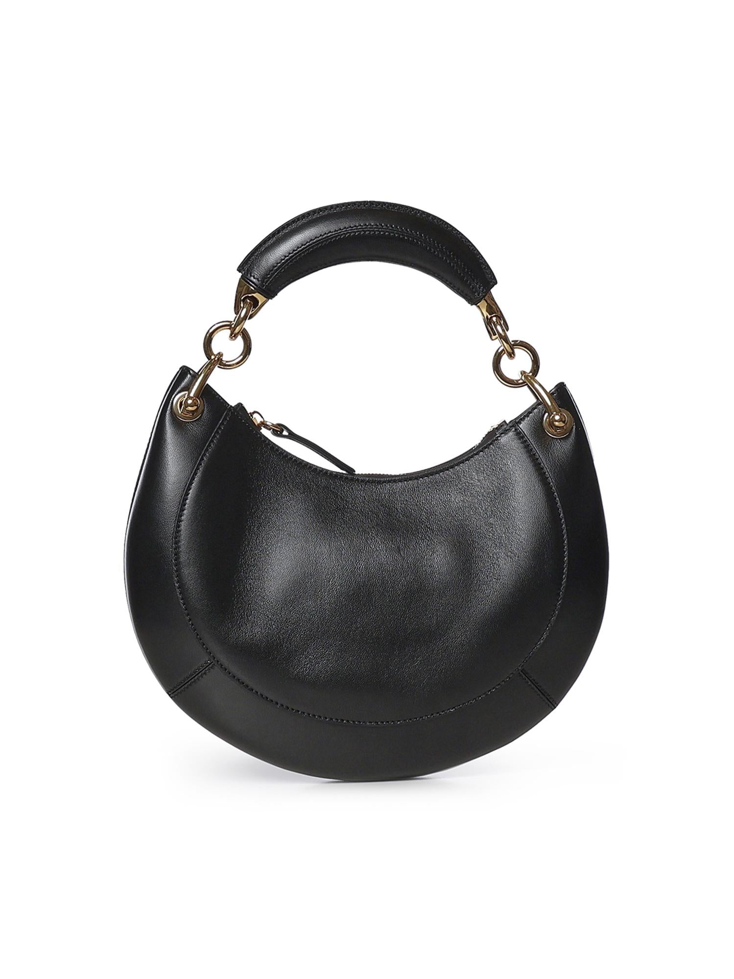 Borsa hobo Chloé Banana piccola in pelle CH26AS921S60 001 CHLOÉ 