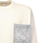 Maglia Anagram in misto cotone con tasca H526Y14KLS 2145 LOEWE 