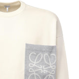 Maglia Anagram in misto cotone con tasca H526Y14KLS 2145 LOEWE 