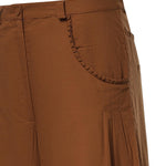 Pantaloni Ray in cotone 263502 BROWN CHARO RUIZ 