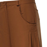 Pantaloni Ray in cotone 263502 BROWN CHARO RUIZ 