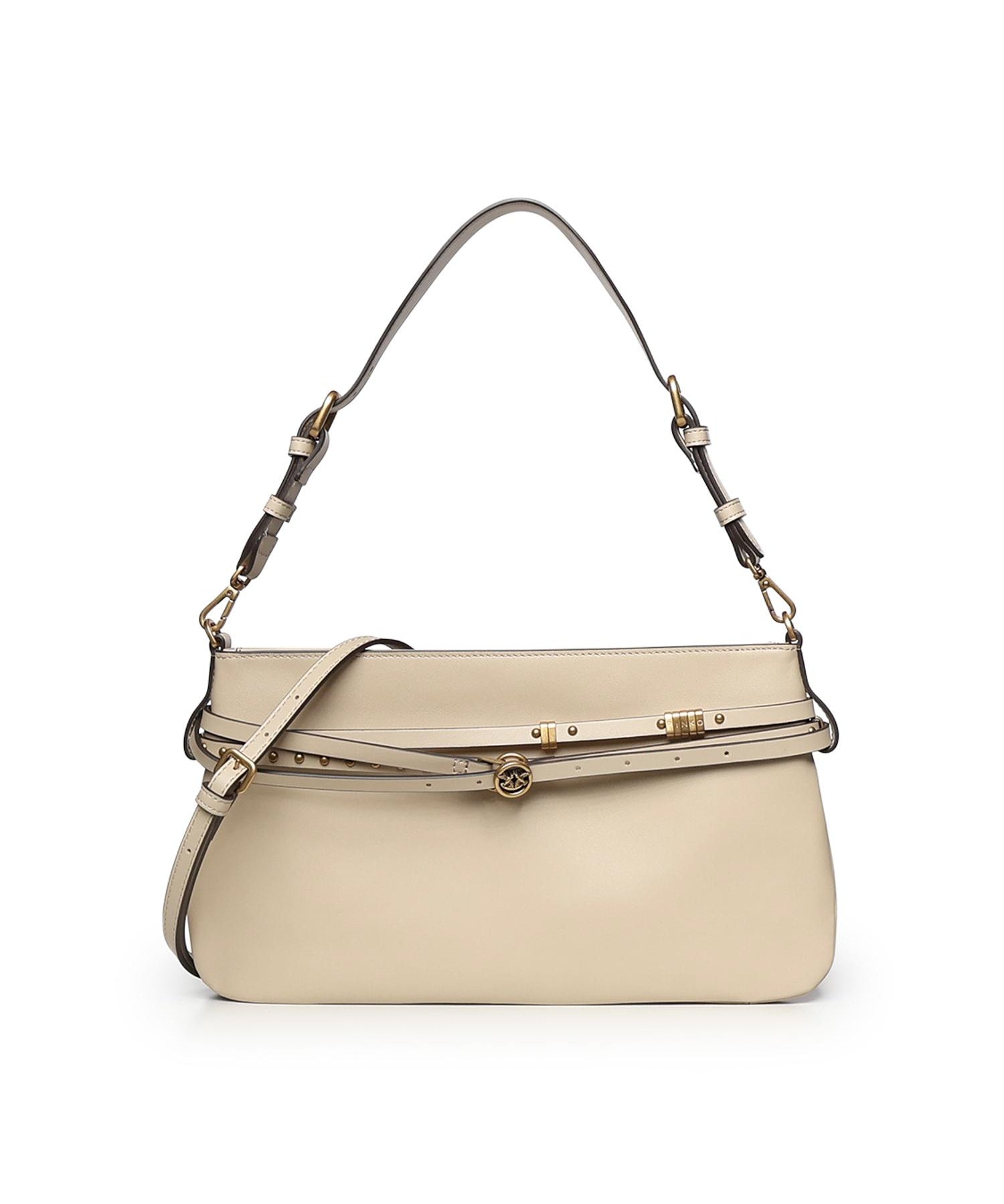 Borsa a spalla media Belt Bag in pelle 106176 A0QOC50Q PINKO 
