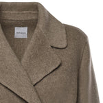 Cappotto lungo in lana 26AL218 BEIGE MELANGE ALISHEVA 