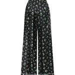 Pantaloni in twill stampa Roselline e mughetti FTDKTT IS13GHX6CB DOLCE & GABBANA 