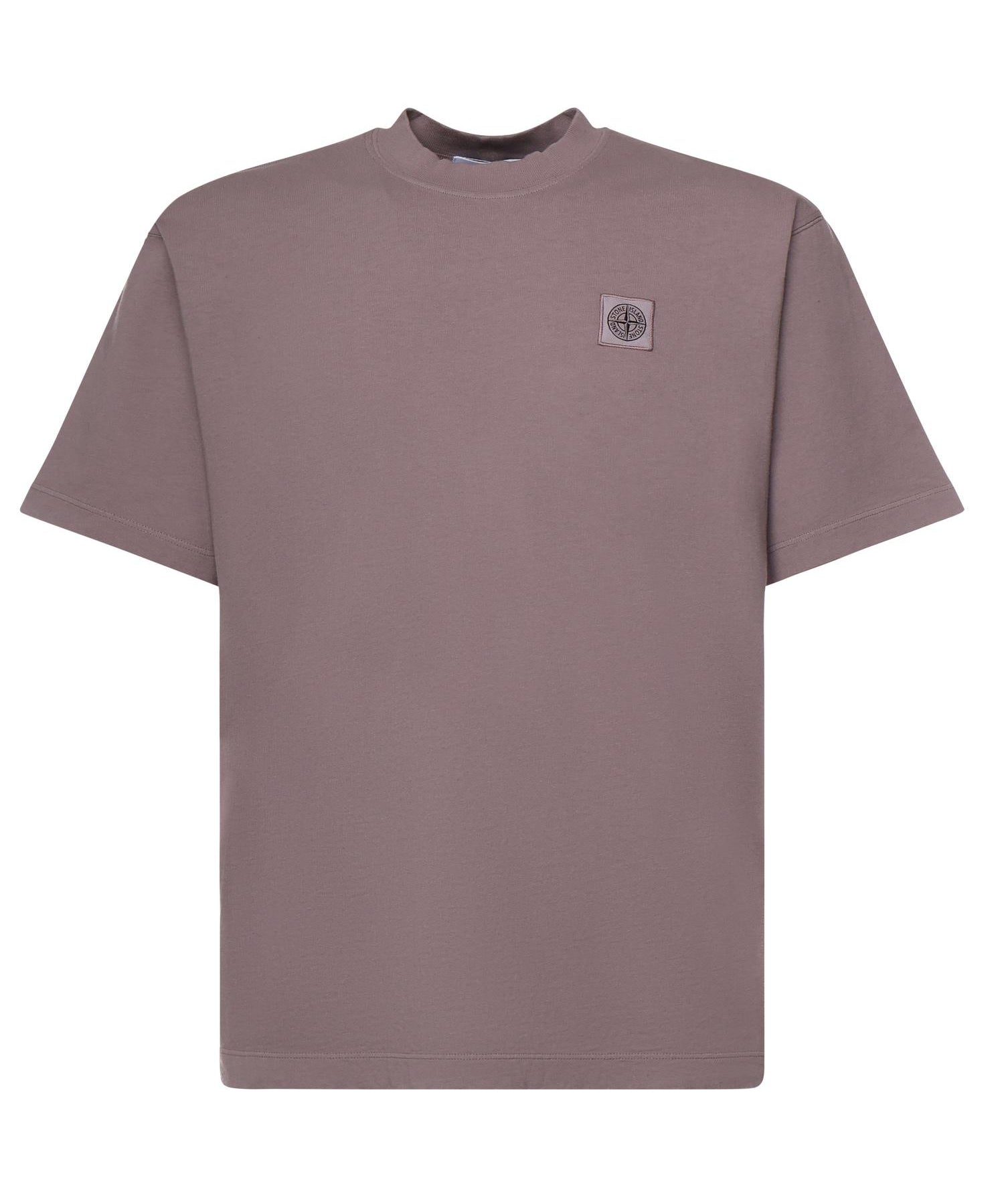 T-shirt con patch Compass in jersey di cotone L1S152100030 S0115V008F STONE ISLAND 