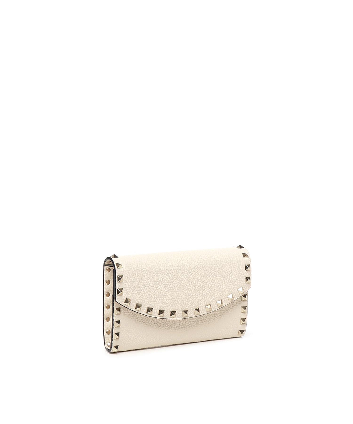 Portafoglio Rockstud in pelle con catena 7W2P0AR6 VSHI16 VALENTINO GARAVANI 