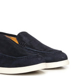 Mocassini Luxe in camoscio LUXE CAMOSCIOBLU GIULIANO GALIANO 