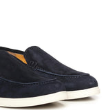 Mocassini Luxe in camoscio LUXE CAMOSCIOBLU GIULIANO GALIANO 