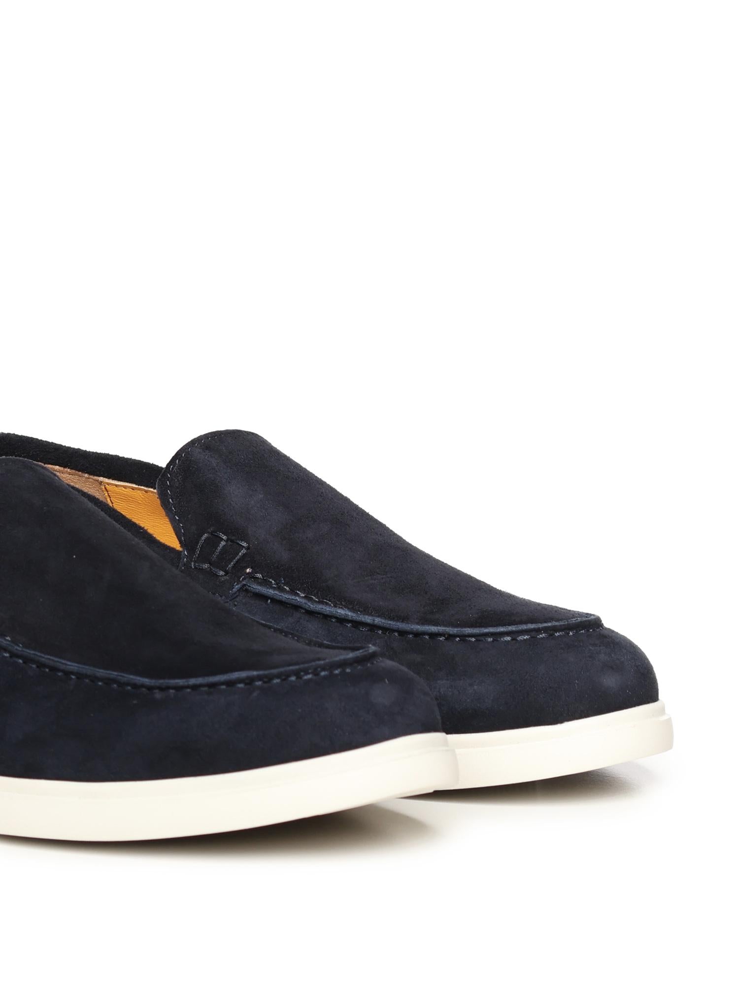 Mocassini Luxe in camoscio LUXE CAMOSCIOBLU GIULIANO GALIANO 