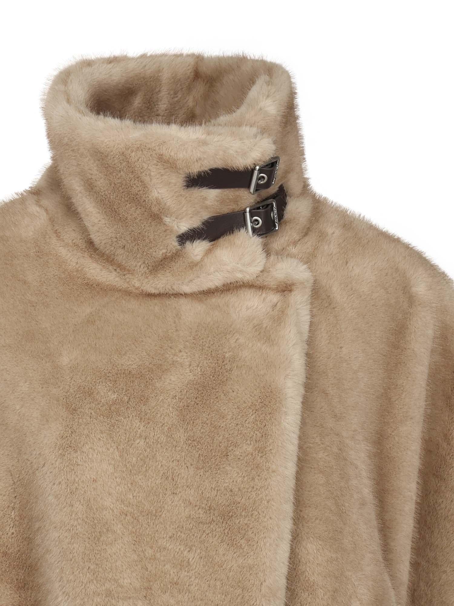 Cappa effetto pelliccia 103837 A2PIC60 PINKO 