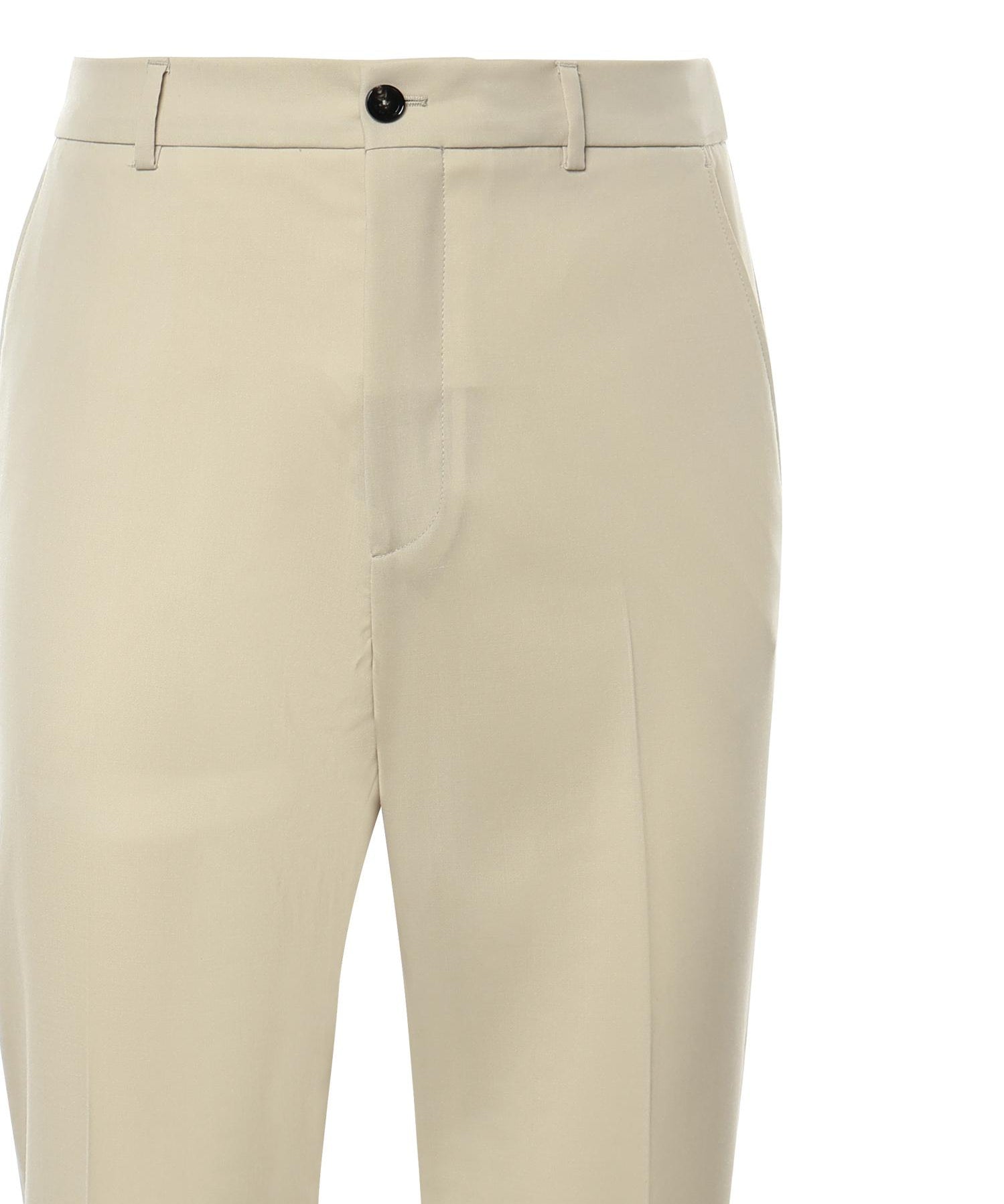 Pantaloni Kimm in misto lana KIM MTSABBIA BE ABLE 