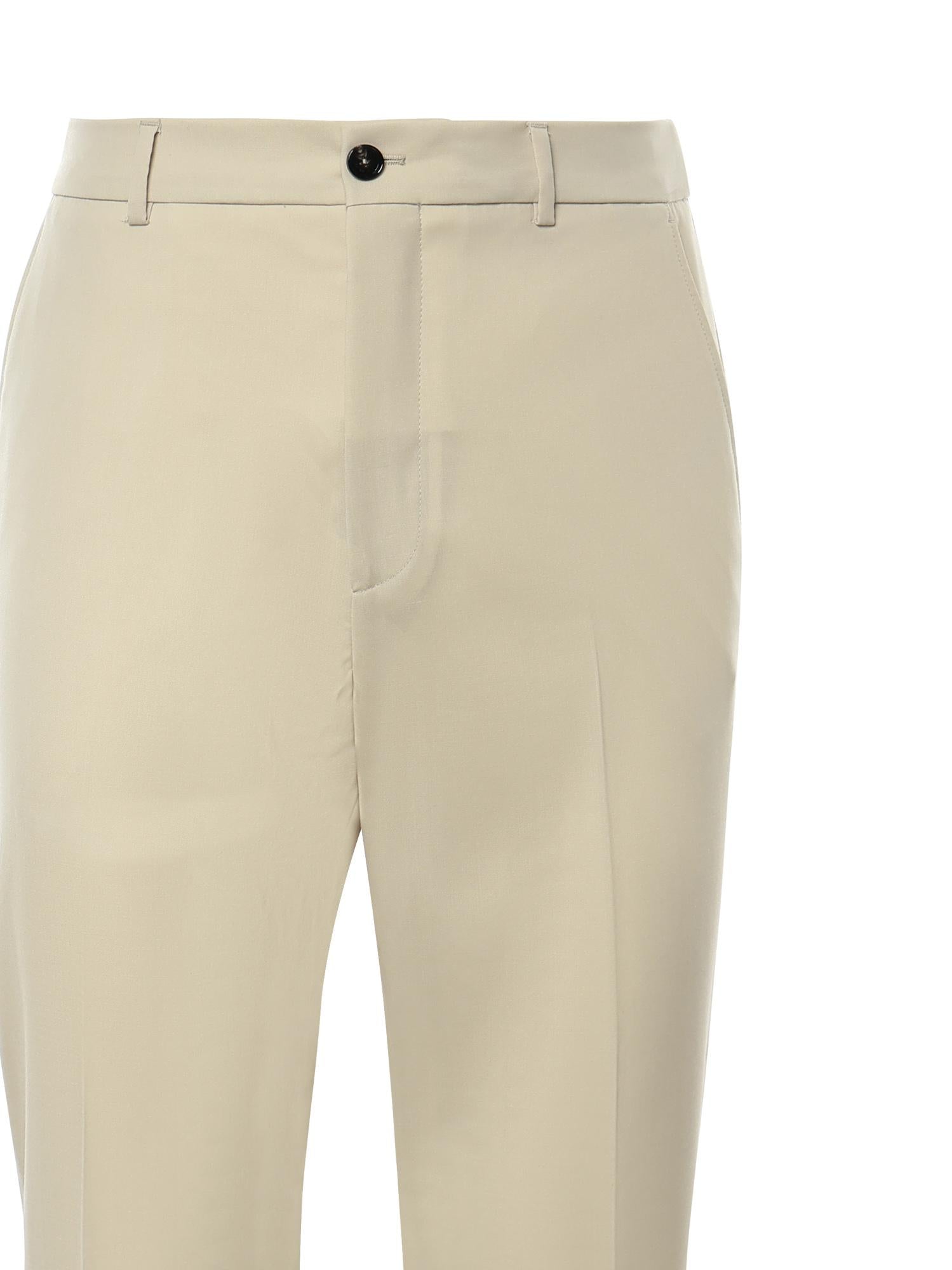 Pantaloni Kimm in misto lana KIM MTSABBIA BE ABLE 
