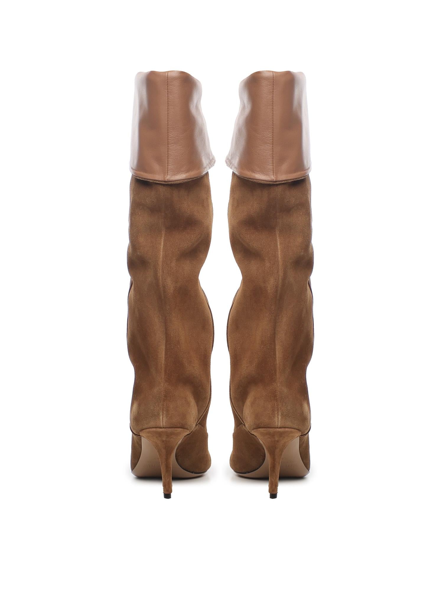Stivali in pelle scamosciata PX1685XV0SN SIGARO COGNAC PARIS TEXAS 