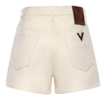 Shorts in denim di cotone 8B3DD22W 9Y5A03 VALENTINO GARAVANI 