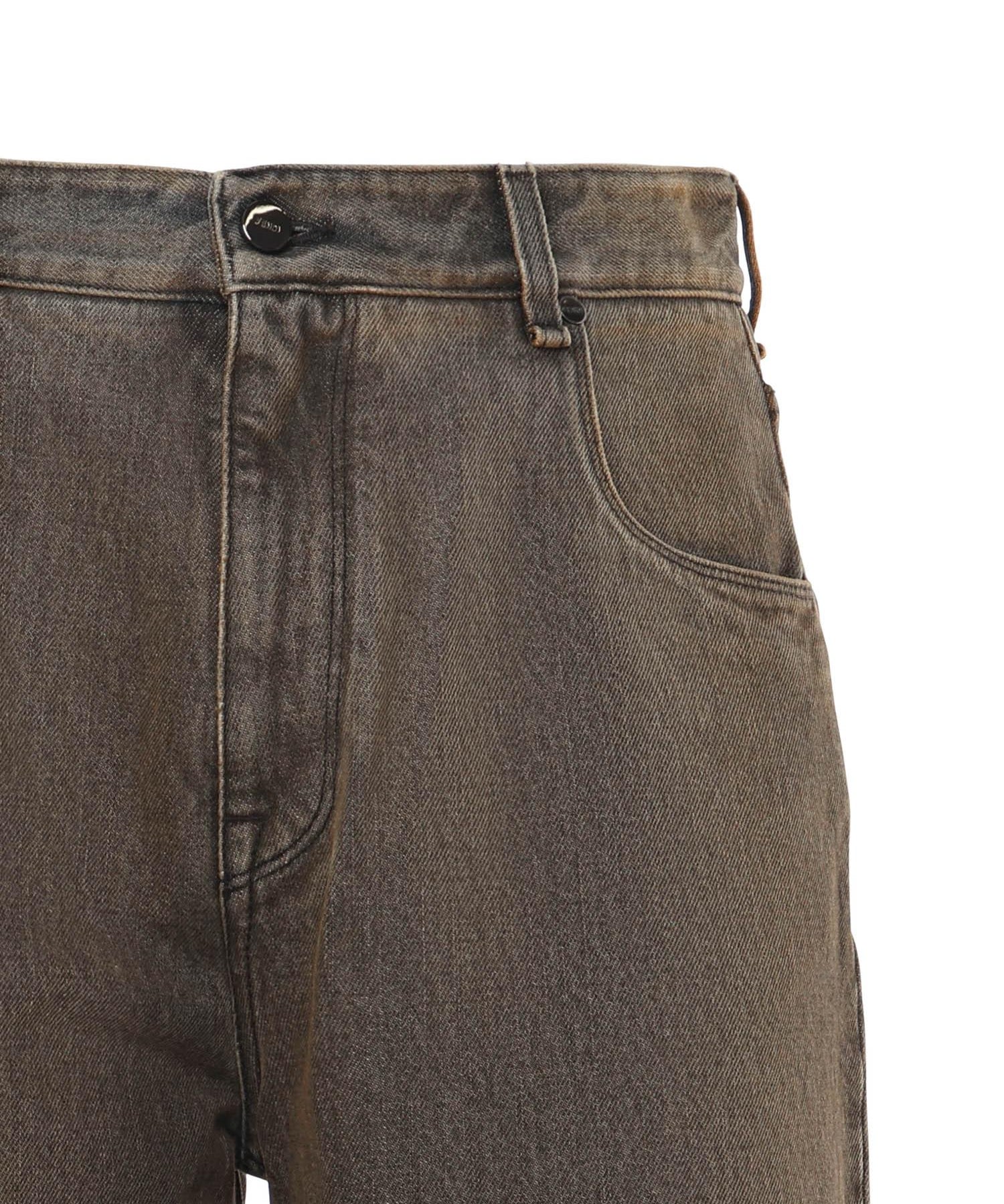 Jeans lunghi in denim di cotone FLP285 AT2IF0ZJ4 FENDI 