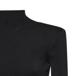 Abito lungo in maglia SC25007X B SELF-PORTRAIT 