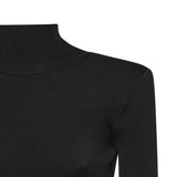 Abito lungo in maglia SC25007X B SELF-PORTRAIT 