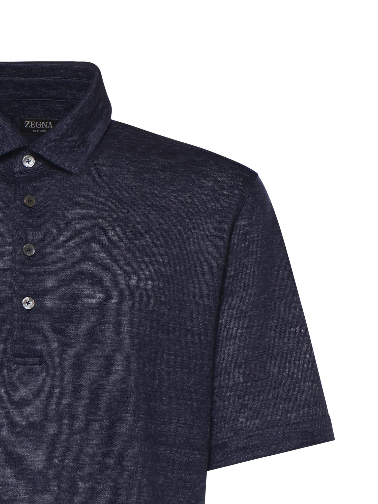 Polo in Oasi Lino UH352A3 H770422 ZEGNA 