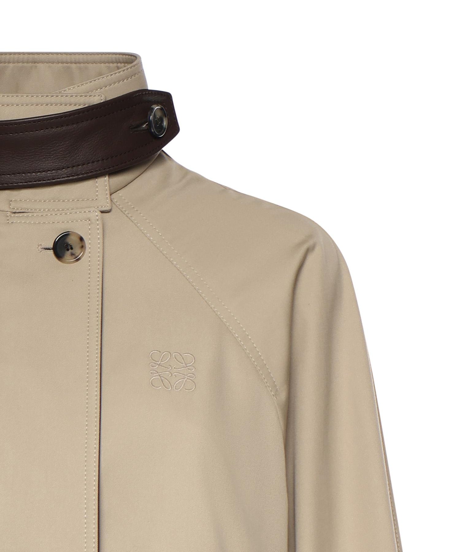 Parka cropped in cotone e seta S359Y02XFE 2140 LOEWE 