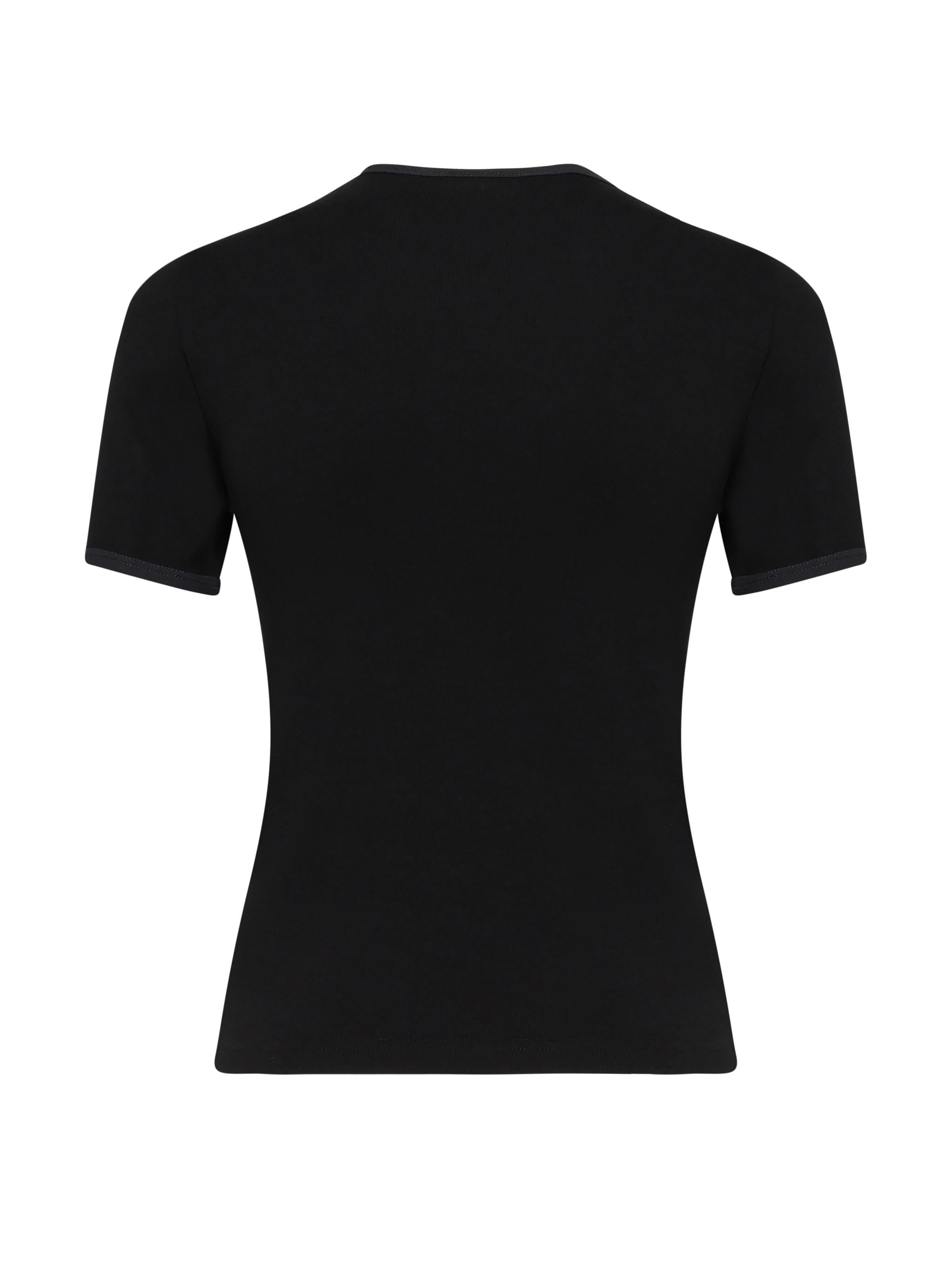 T-shirt con logo 125JTS017JS0203 B175 COURREGES 