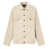 Giacca in denim con logo 844891 TSWB29501 BALENCIAGA 