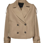 Trench cropped doppiopetto 106325 A1PRD41 PINKO 