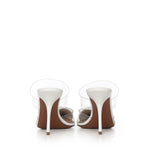 Mule Le Cœur in pelle verniciata AA3M053CK150 010 ALAIA 