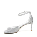 Sandali Nudistia in lurex SH998SLV  STUART WEITZMAN 