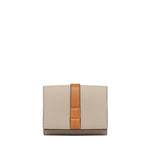 Portafoglio trifold in pelle di vitello granata C660TR2X03 2463 LOEWE 