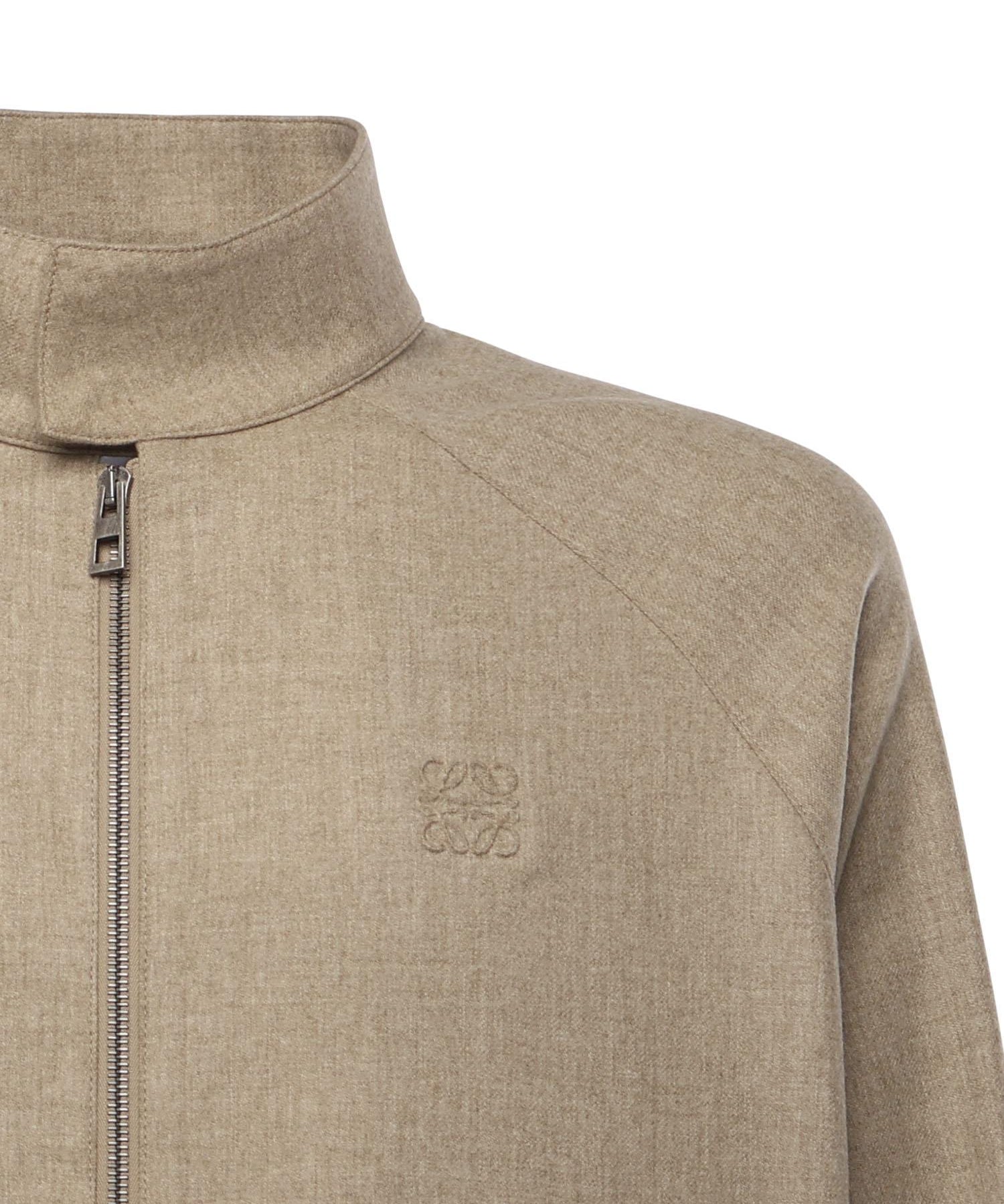 Giacca con zip in lana e cashmere H526Y02WC1 8586 LOEWE 