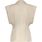 Giacca smanicata effetto rustico 106509 A2W6C00 PINKO 