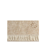 Sciarpa anagram in lana e cashmere F811SS1X01 2140 LOEWE 
